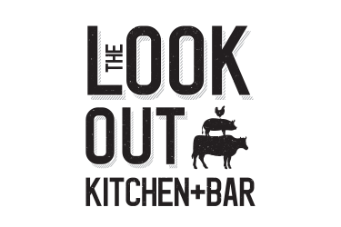 The lookout bar and kitchen logo