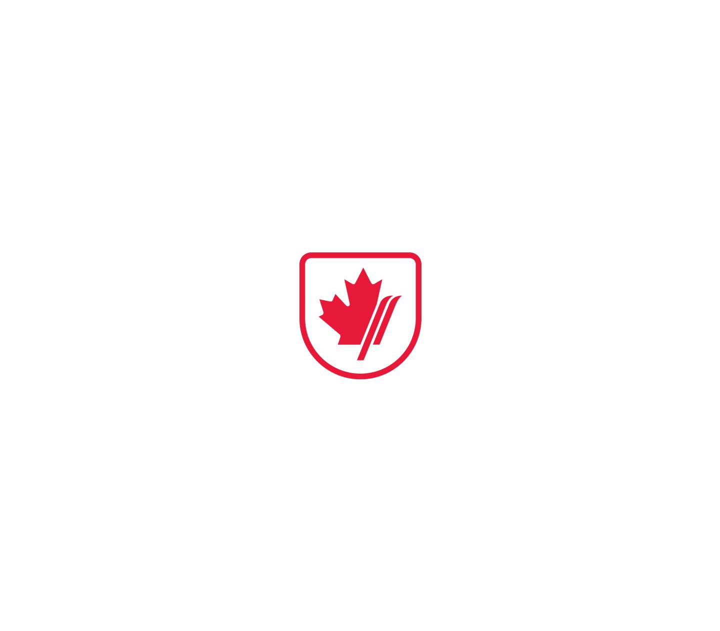 Red shield logo with a maple leaf and stylized flame.